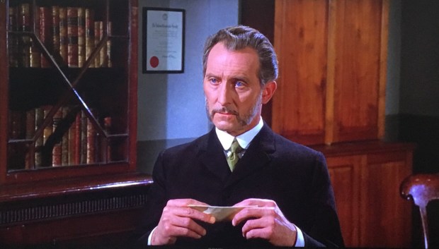 The Gorgon: Peter Cushing as Dr. Namaroff