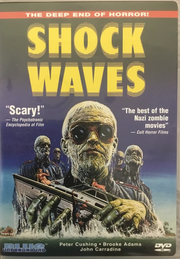 The cover to Blue Underground's release of Shock Waves