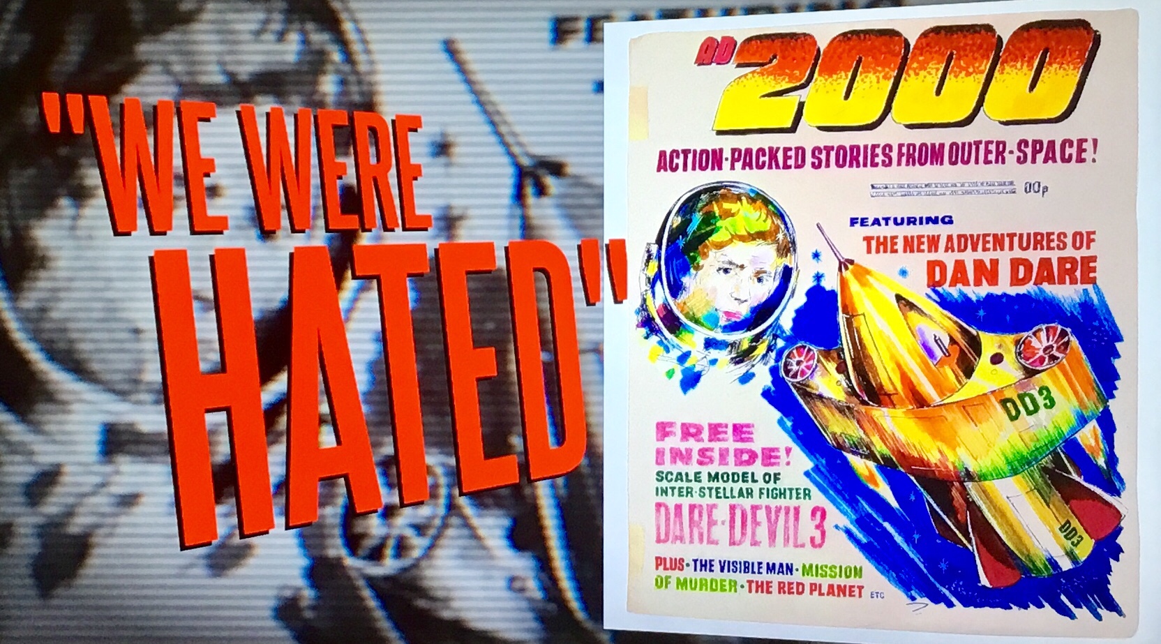 The early mock-up of what 2000AD should look like.